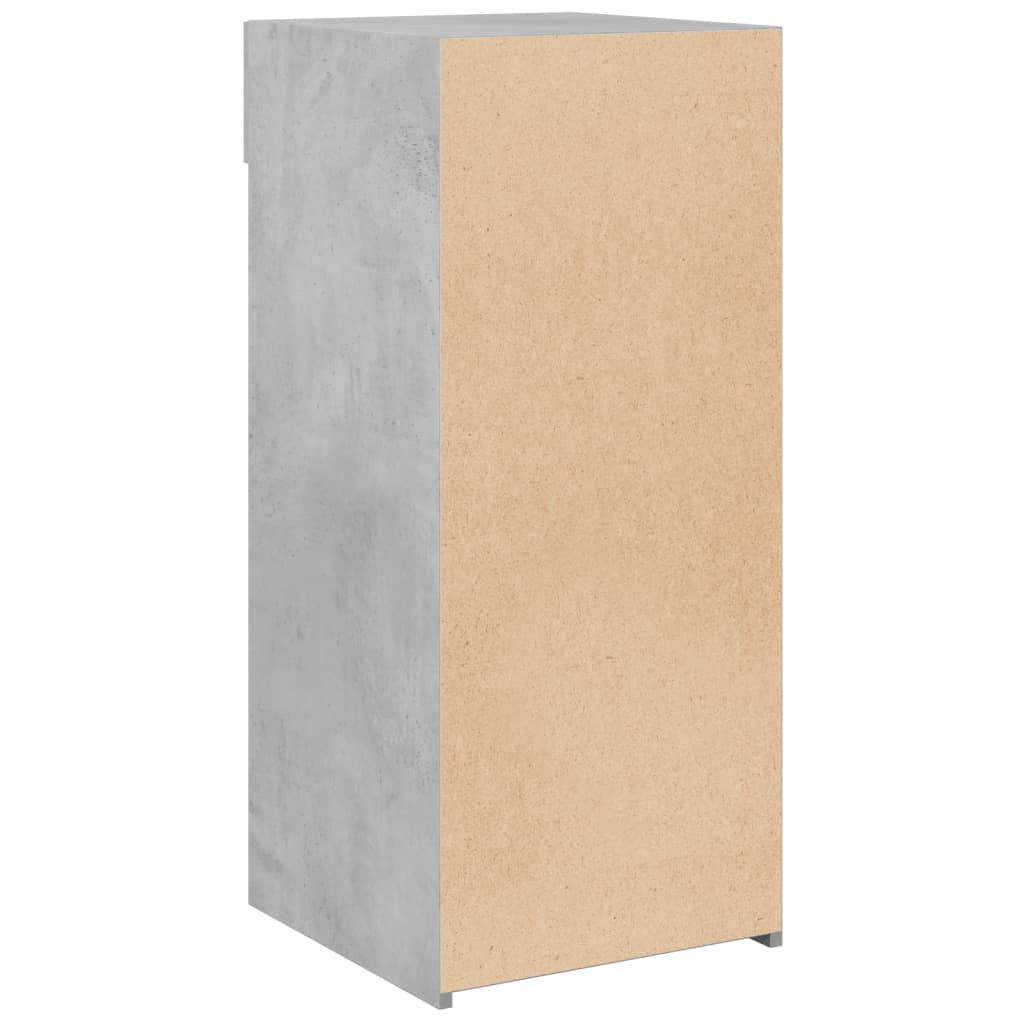 Buffet gris béton 40x42,5x93 cm bois d'ingénierie - XIOS