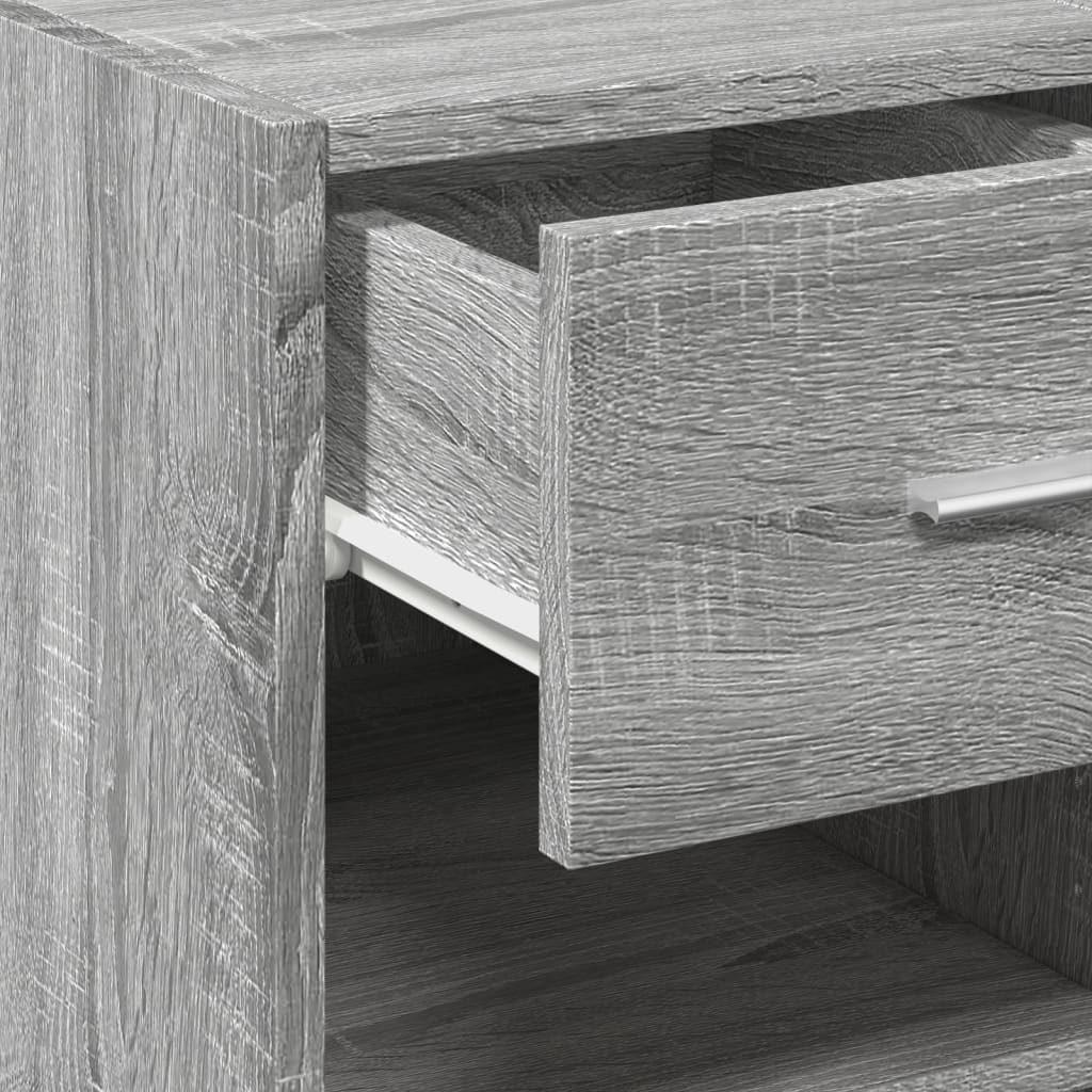Buffet sonoma gris 40x42,5x93 cm bois d'ingénierie - XIOS