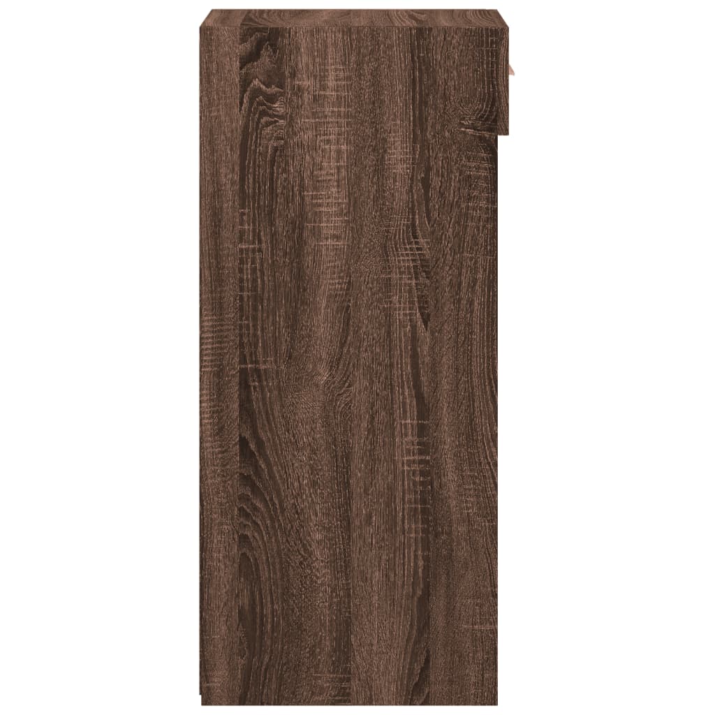 Buffet chêne marron 40x42,5x93 cm bois d'ingénierie - XIOS