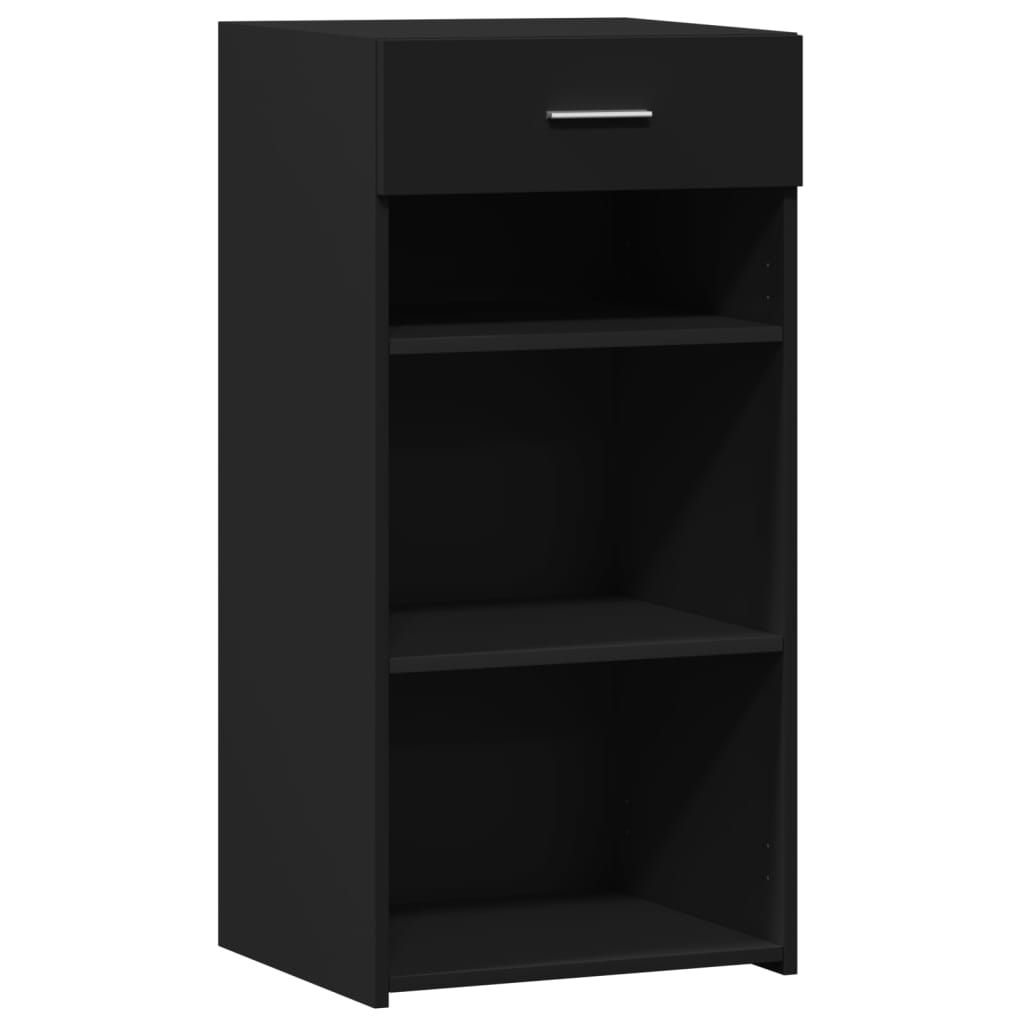 Buffet noir 45x42,5x93 cm bois d'ingénierie - XIOS