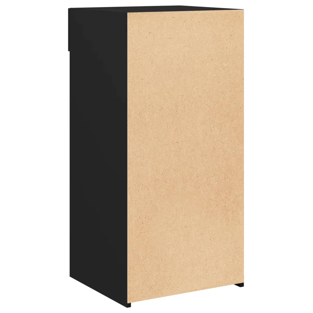 Buffet noir 45x42,5x93 cm bois d'ingénierie - XIOS