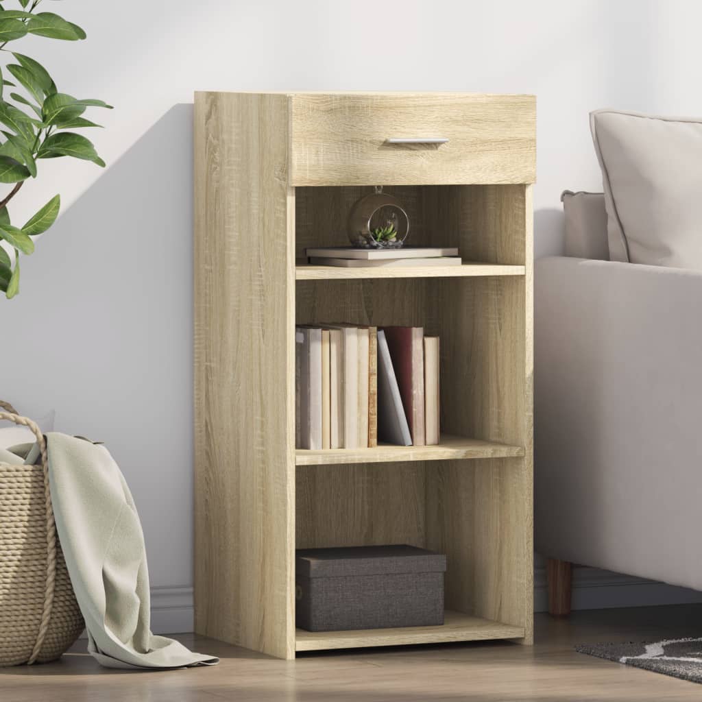 Buffet chêne sonoma 45x42,5x93 cm bois d'ingénierie - XIOS
