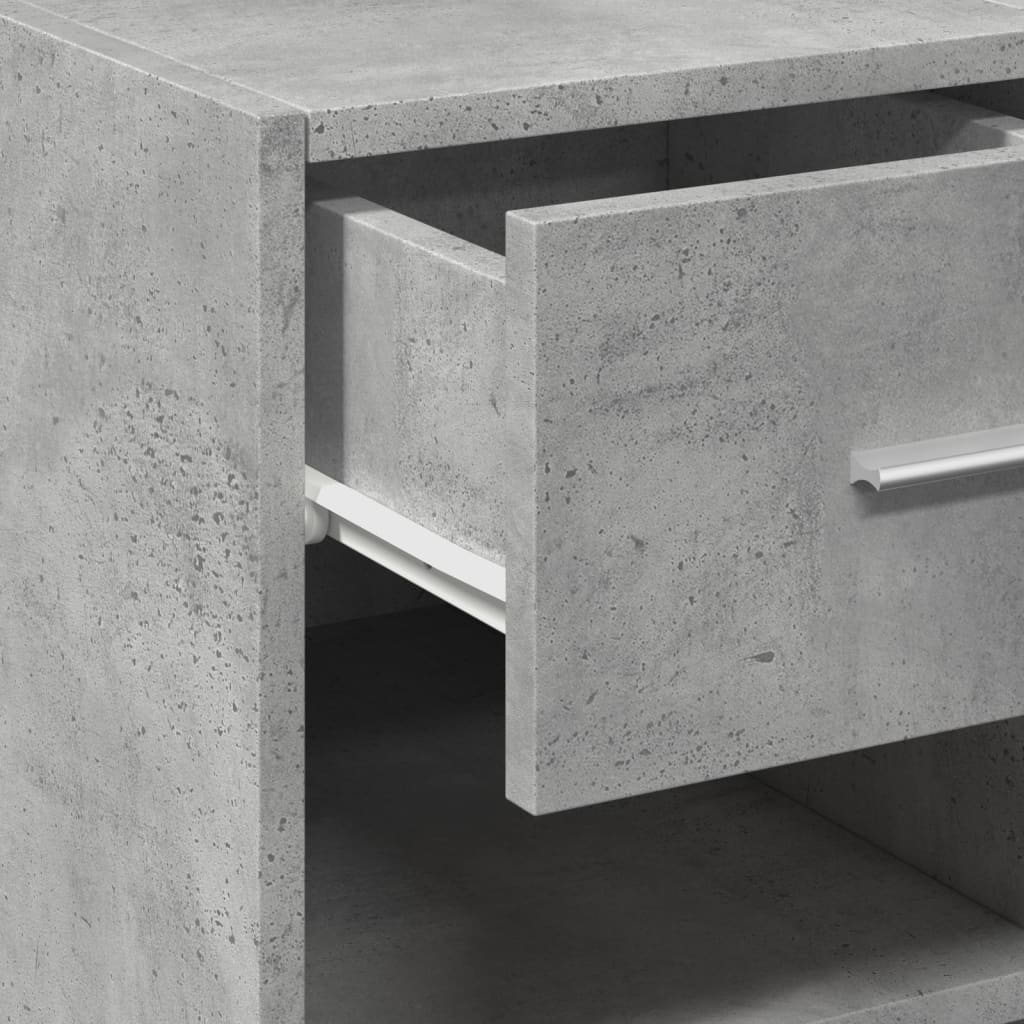 Buffet gris béton 45x42,5x93 cm bois d'ingénierie - XIOS
