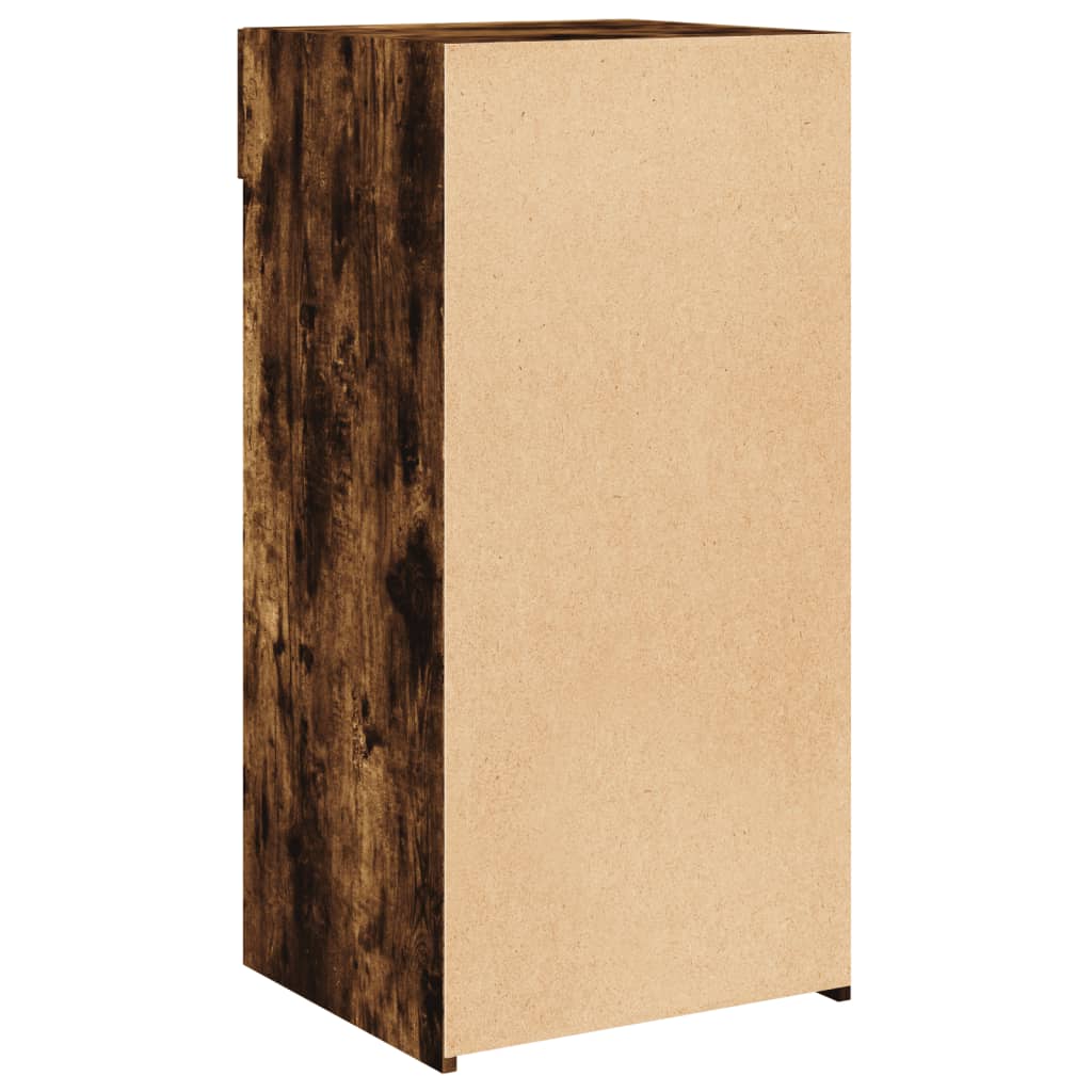 Buffet chêne fumé 45x42,5x93 cm bois d'ingénierie - XIOS