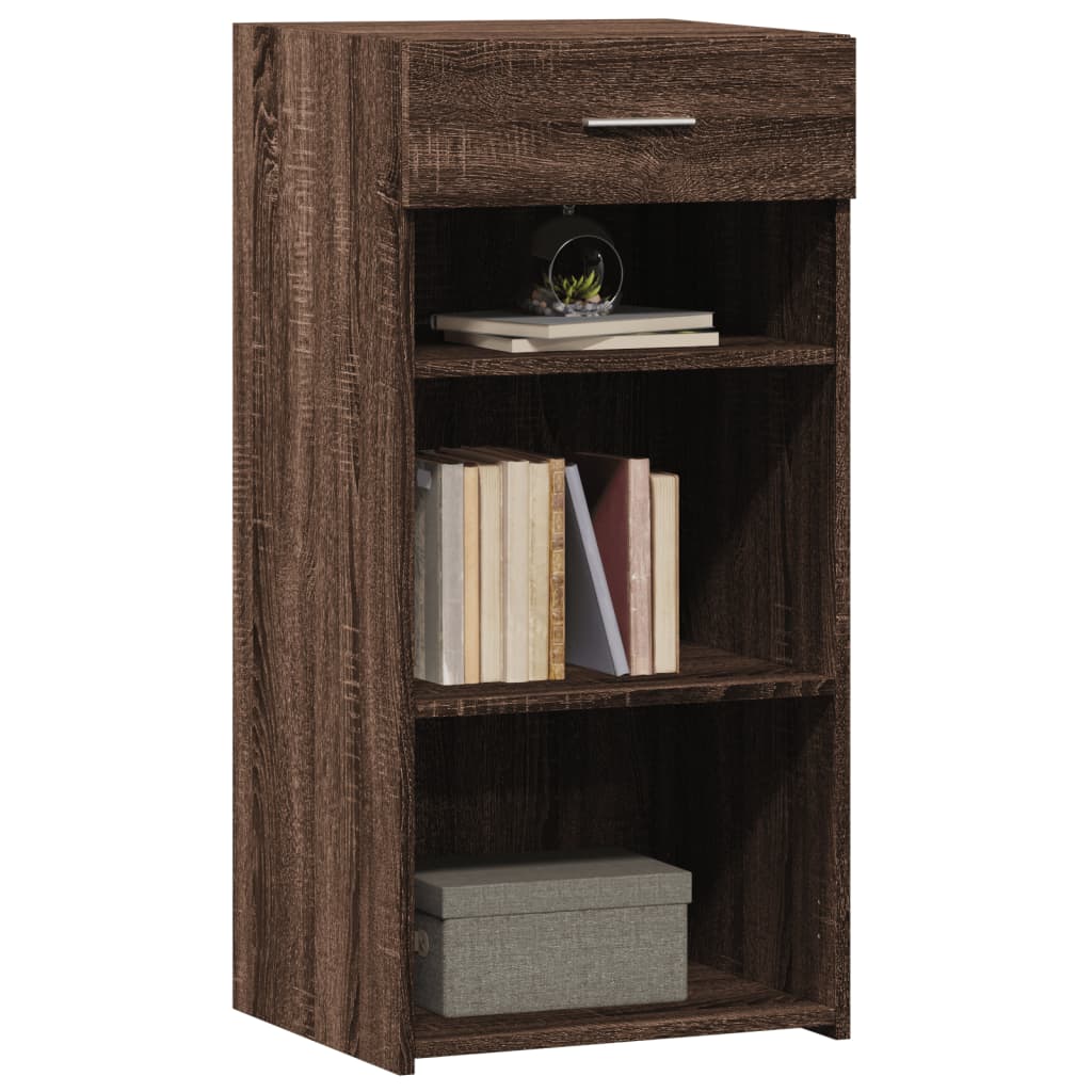 Buffet chêne marron 45x42,5x93 cm bois d'ingénierie - XIOS