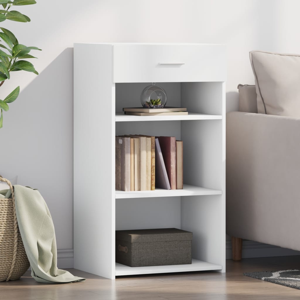 Buffet blanc 50x42,5x93 cm bois d'ingénierie - XIOS