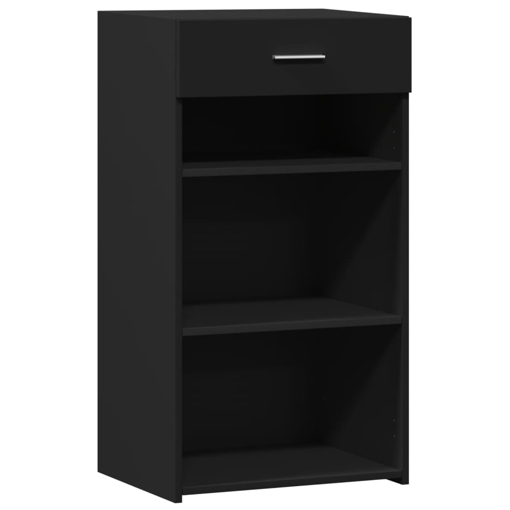 Buffet noir 50x42,5x93 cm bois d'ingénierie - XIOS
