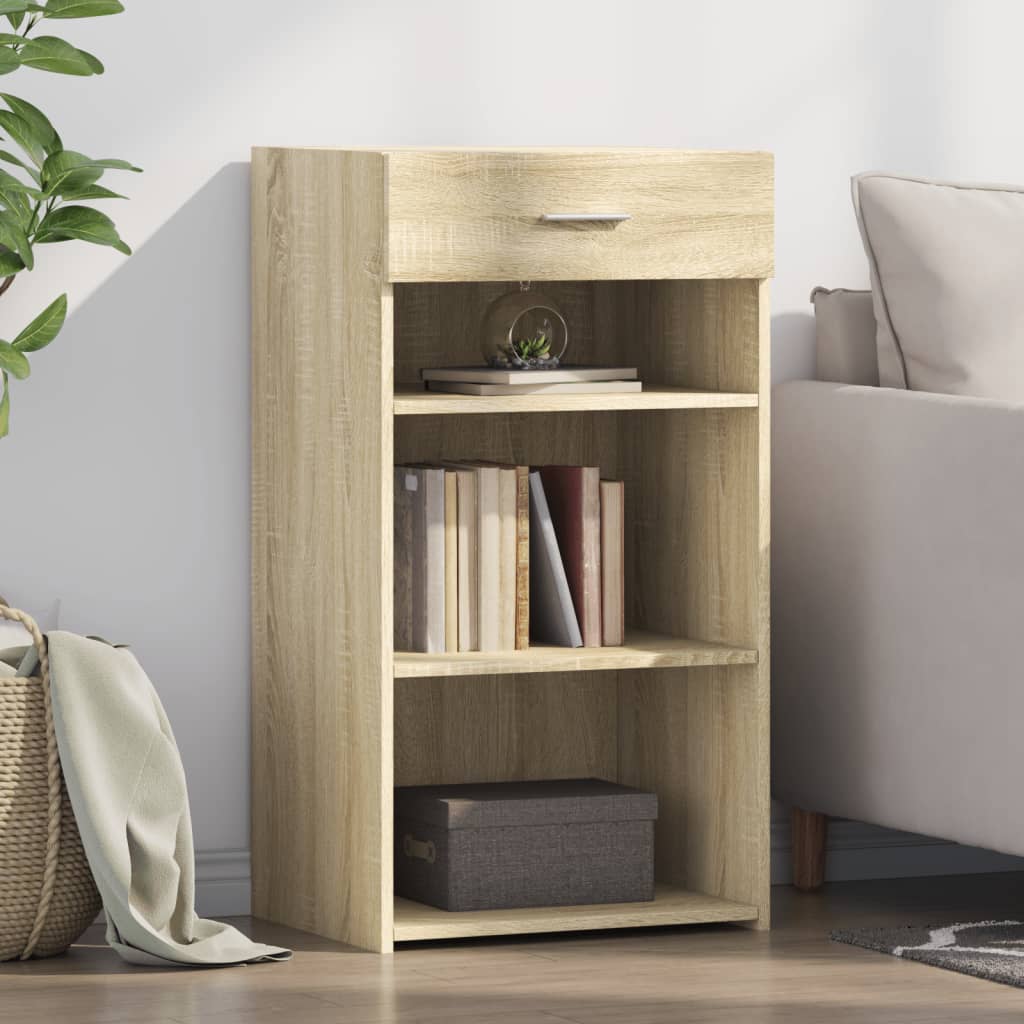 Buffet chêne sonoma 50x42,5x93 cm bois d'ingénierie - XIOS
