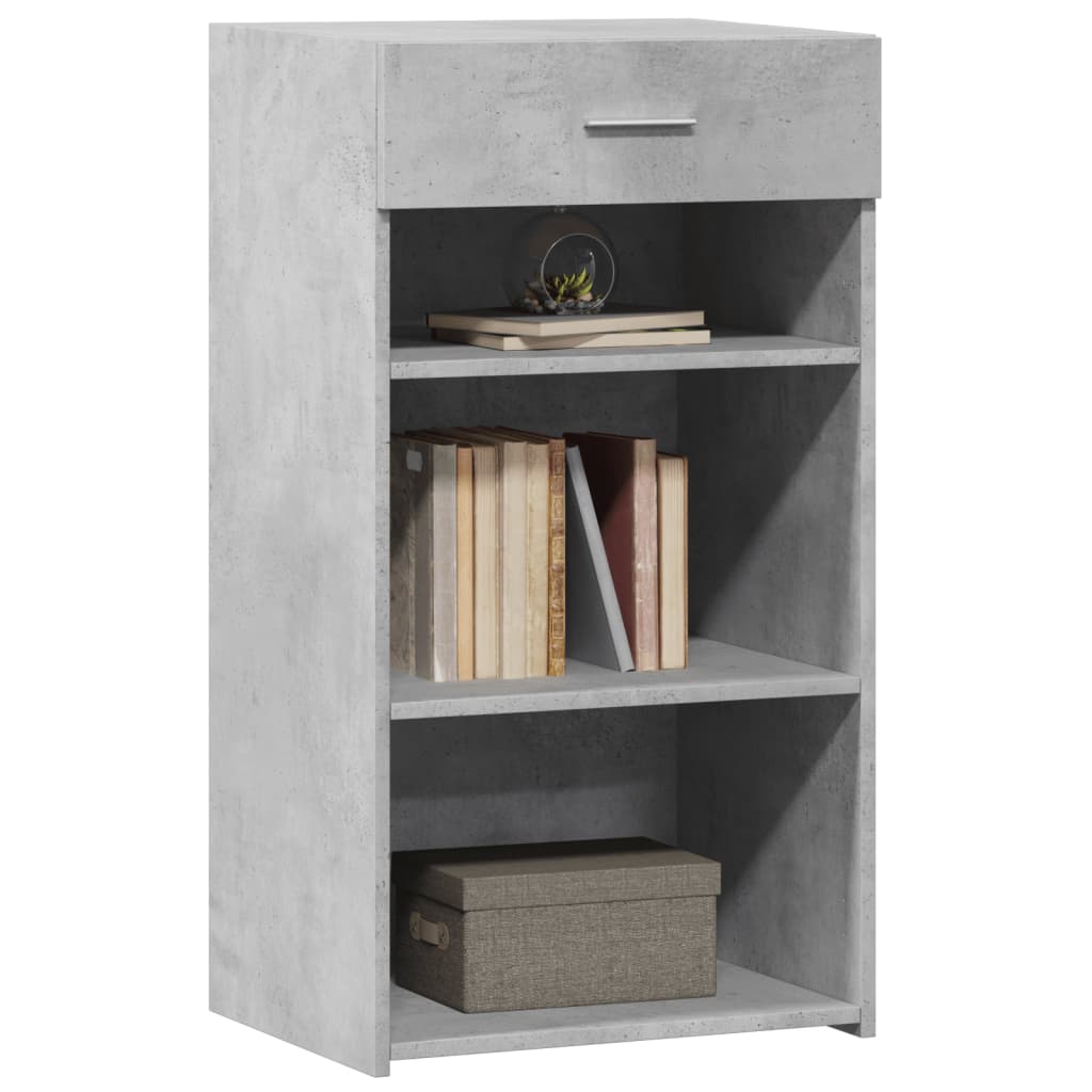 Buffet gris béton 50x42,5x93 cm bois d'ingénierie - XIOS