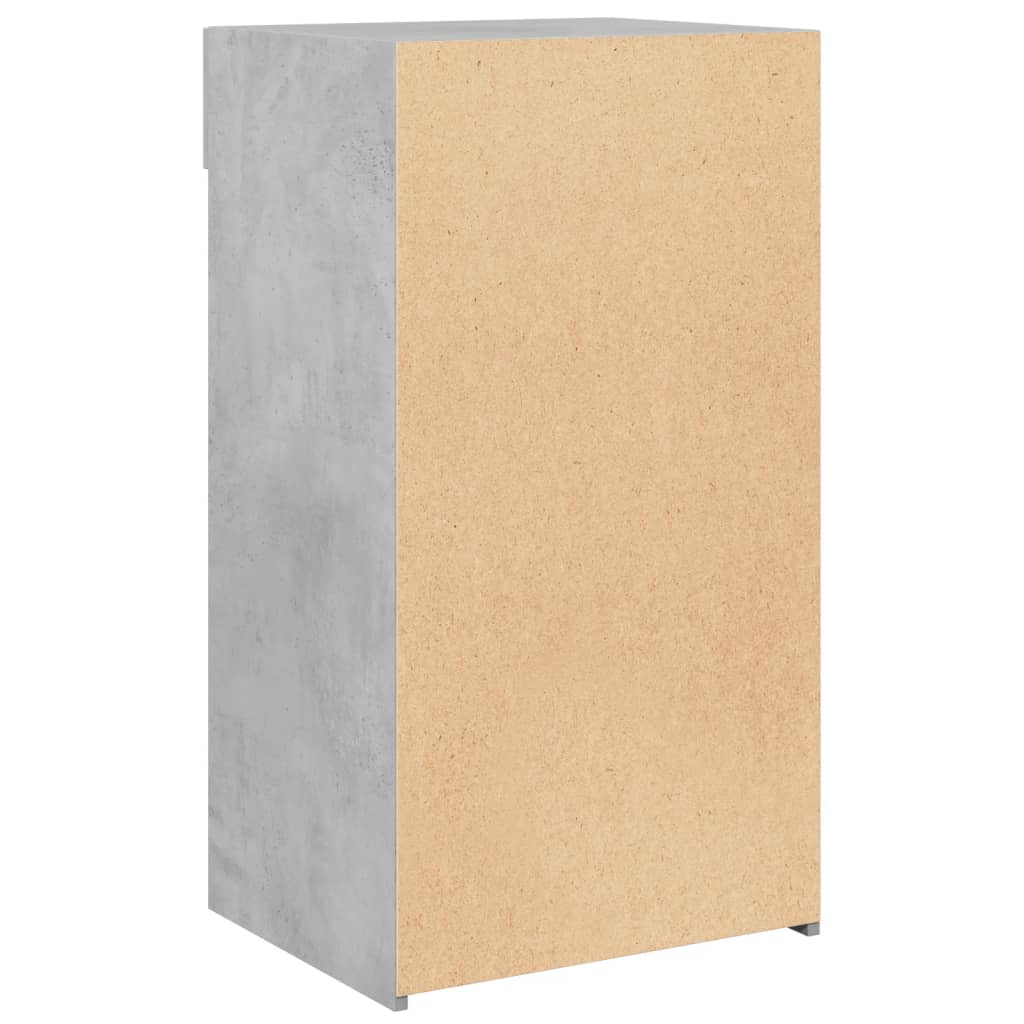 Buffet gris béton 50x42,5x93 cm bois d'ingénierie - XIOS