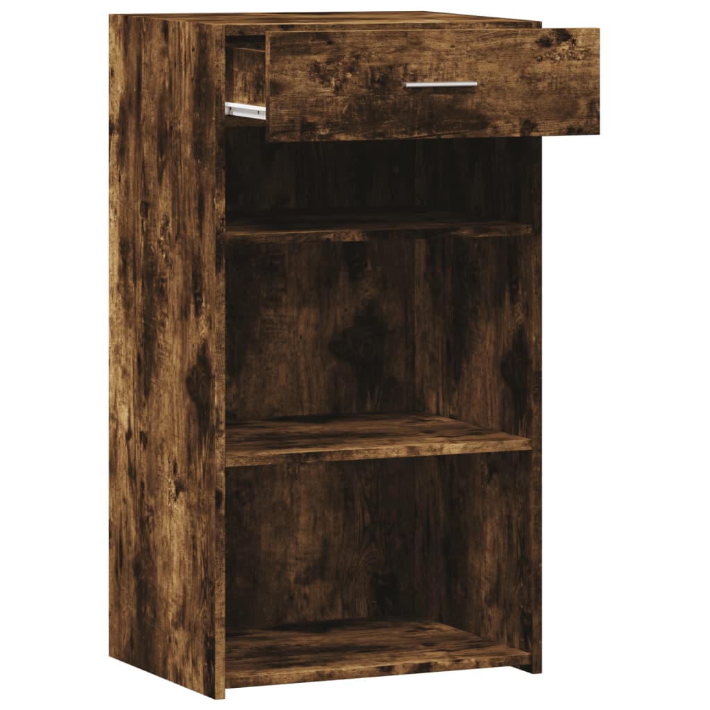 Buffet chêne fumé 50x42,5x93 cm bois d'ingénierie - XIOS