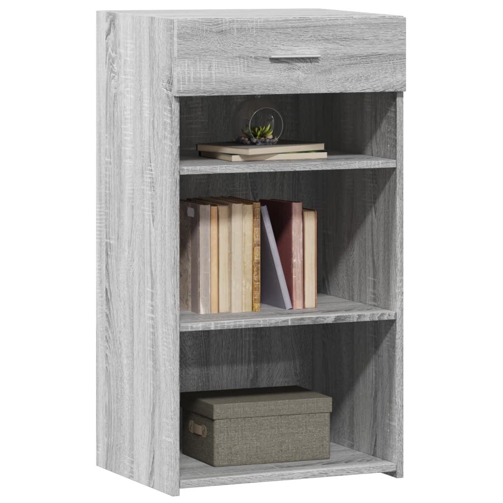 Buffet sonoma gris 50x42,5x93 cm bois d'ingénierie - XIOS