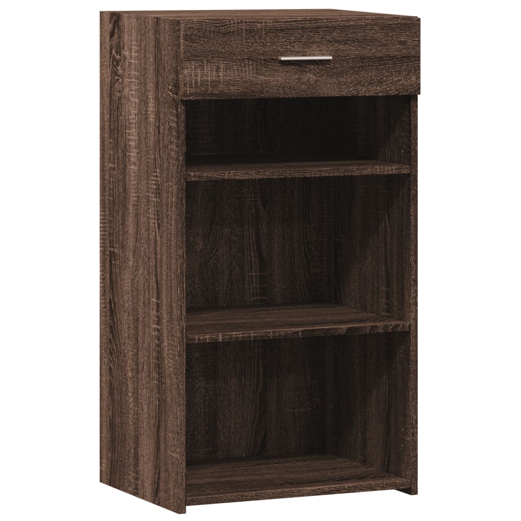 Buffet chêne marron 50x42,5x93 cm bois d'ingénierie - XIOS