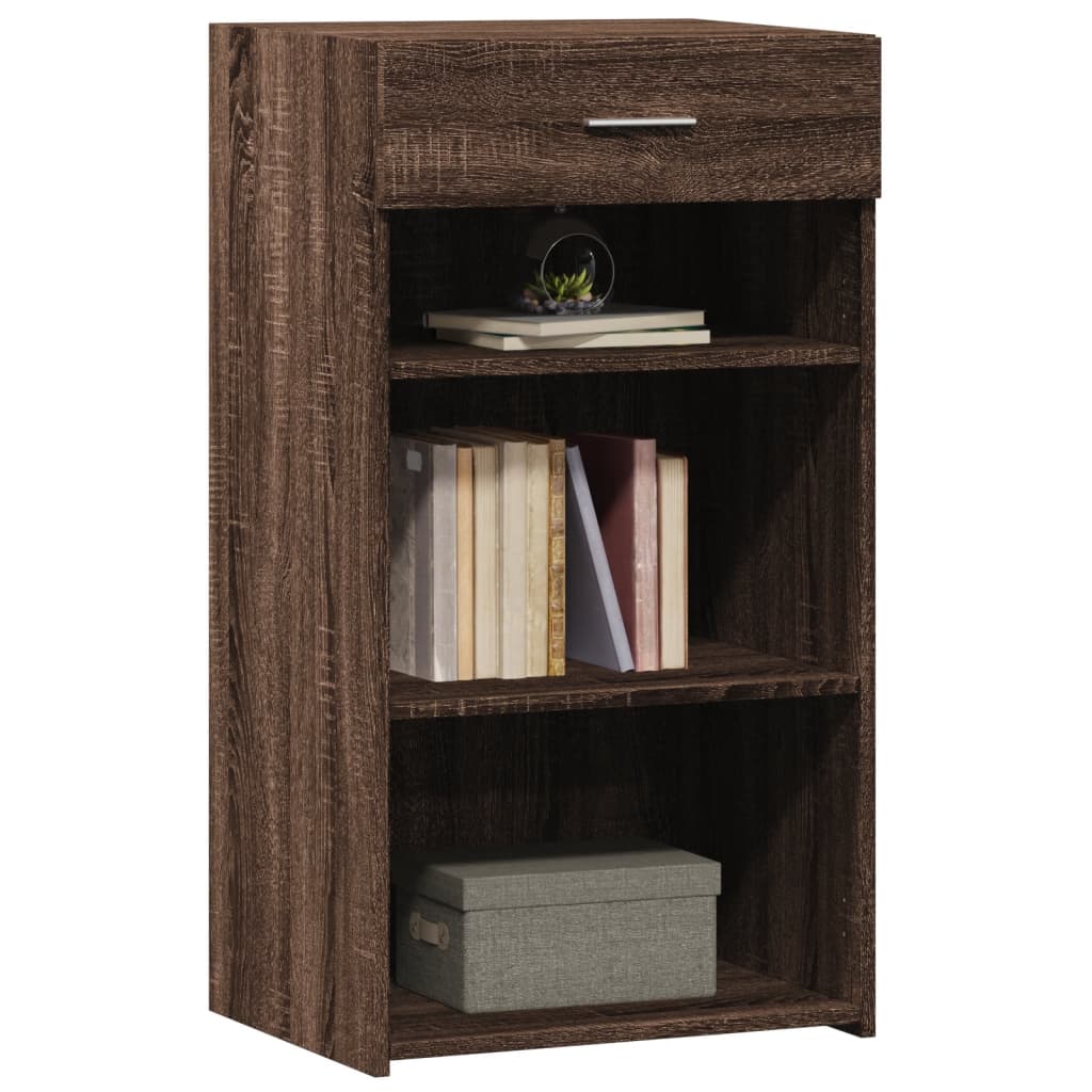 Buffet chêne marron 50x42,5x93 cm bois d'ingénierie - XIOS
