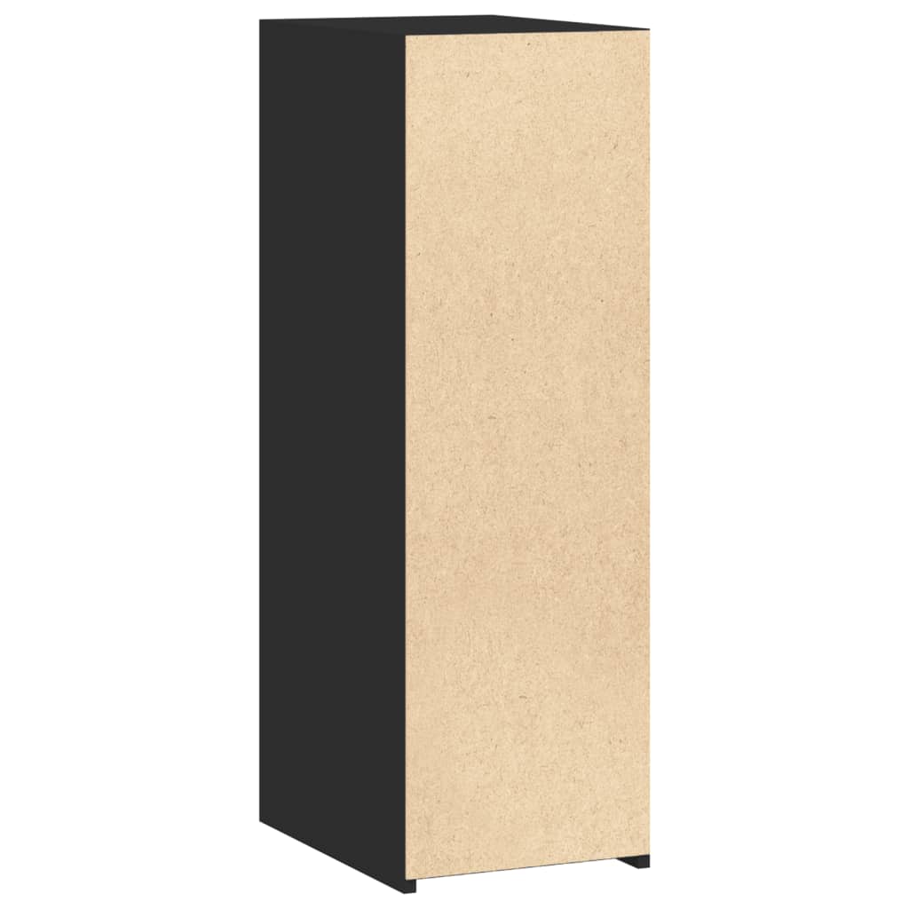 Buffet noir 30x41x93 cm bois d'ingénierie - XIOS