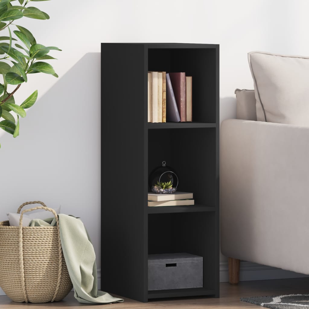 Buffet noir 30x41x93 cm bois d'ingénierie - XIOS