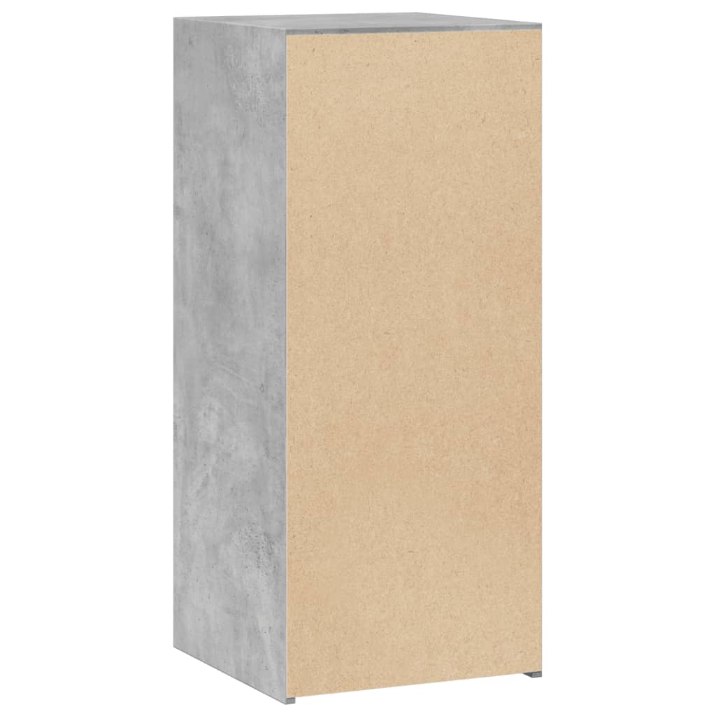 Buffet gris béton 40x41x93 cm bois d'ingénierie - XIOS