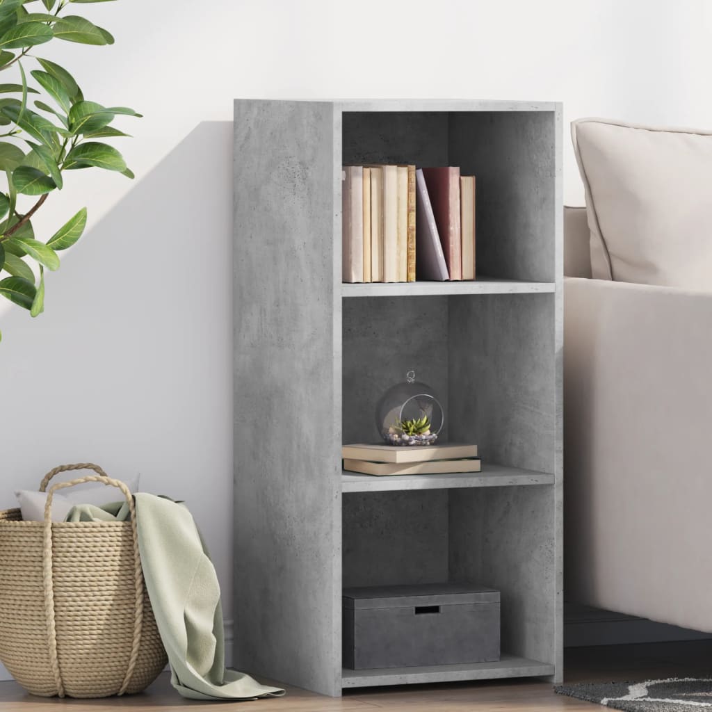 Buffet gris béton 40x41x93 cm bois d'ingénierie - XIOS
