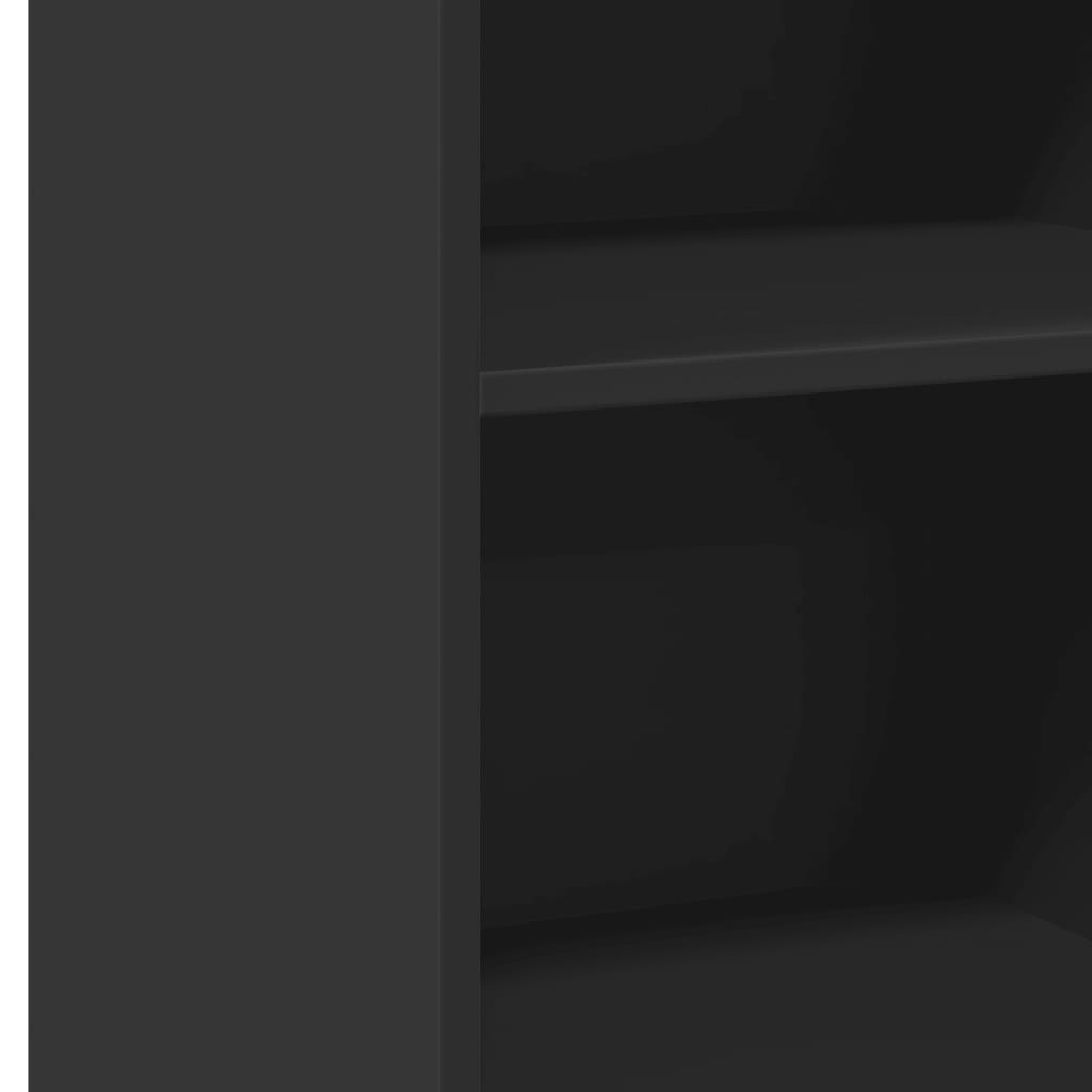 Buffet noir 45x41x93 cm bois d'ingénierie - XIOS