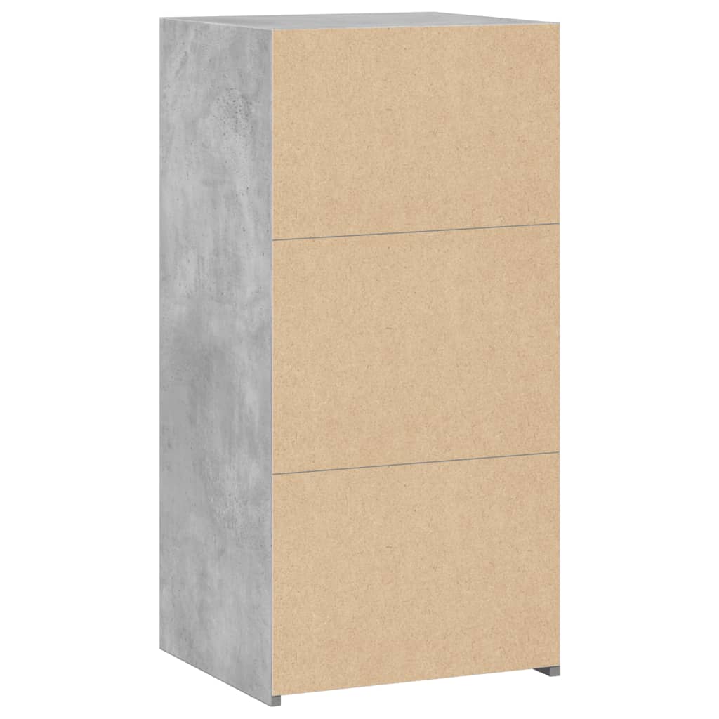Buffet gris béton 45x41x93 cm bois d'ingénierie - XIOS