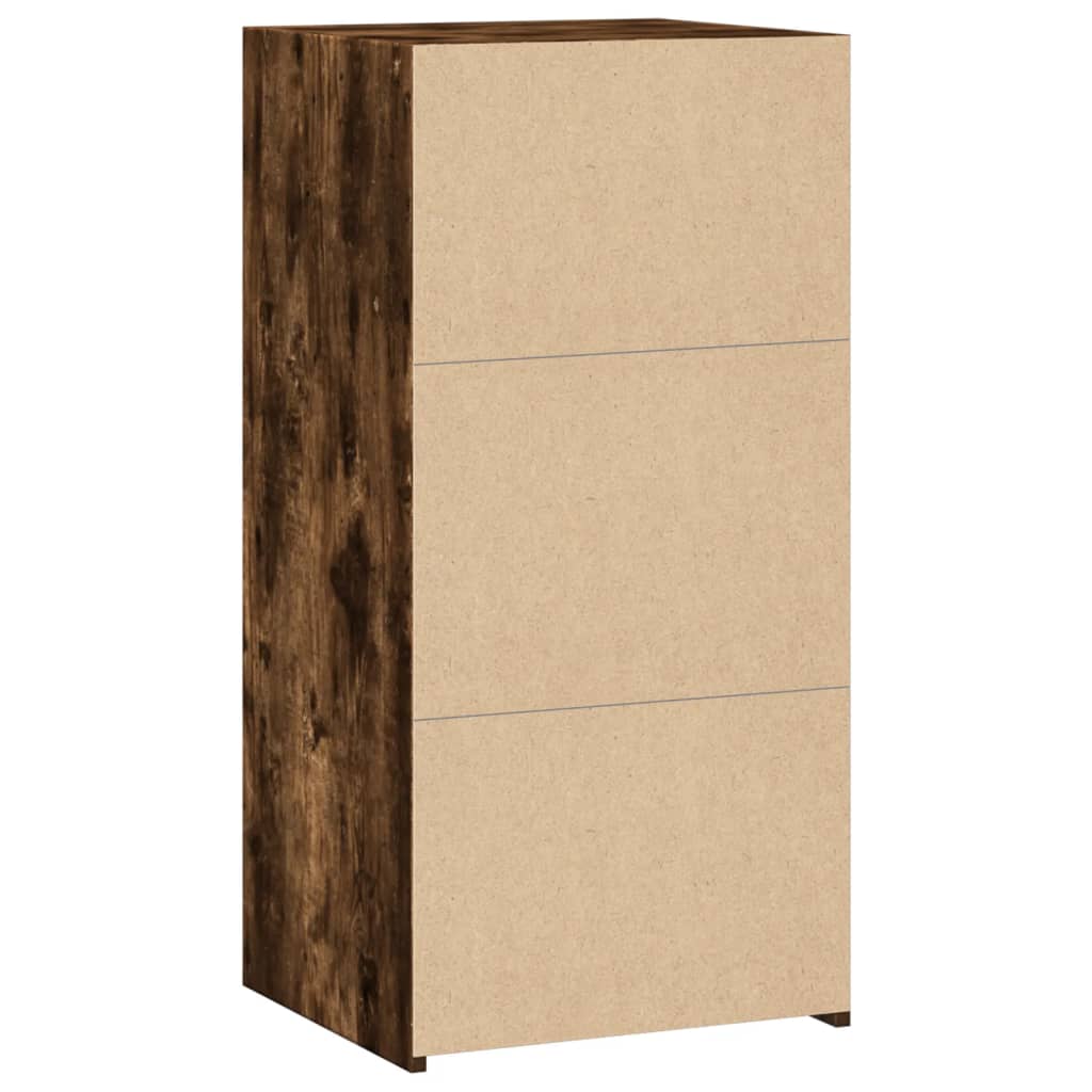 Buffet chêne fumé 45x41x93 cm bois d'ingénierie - XIOS