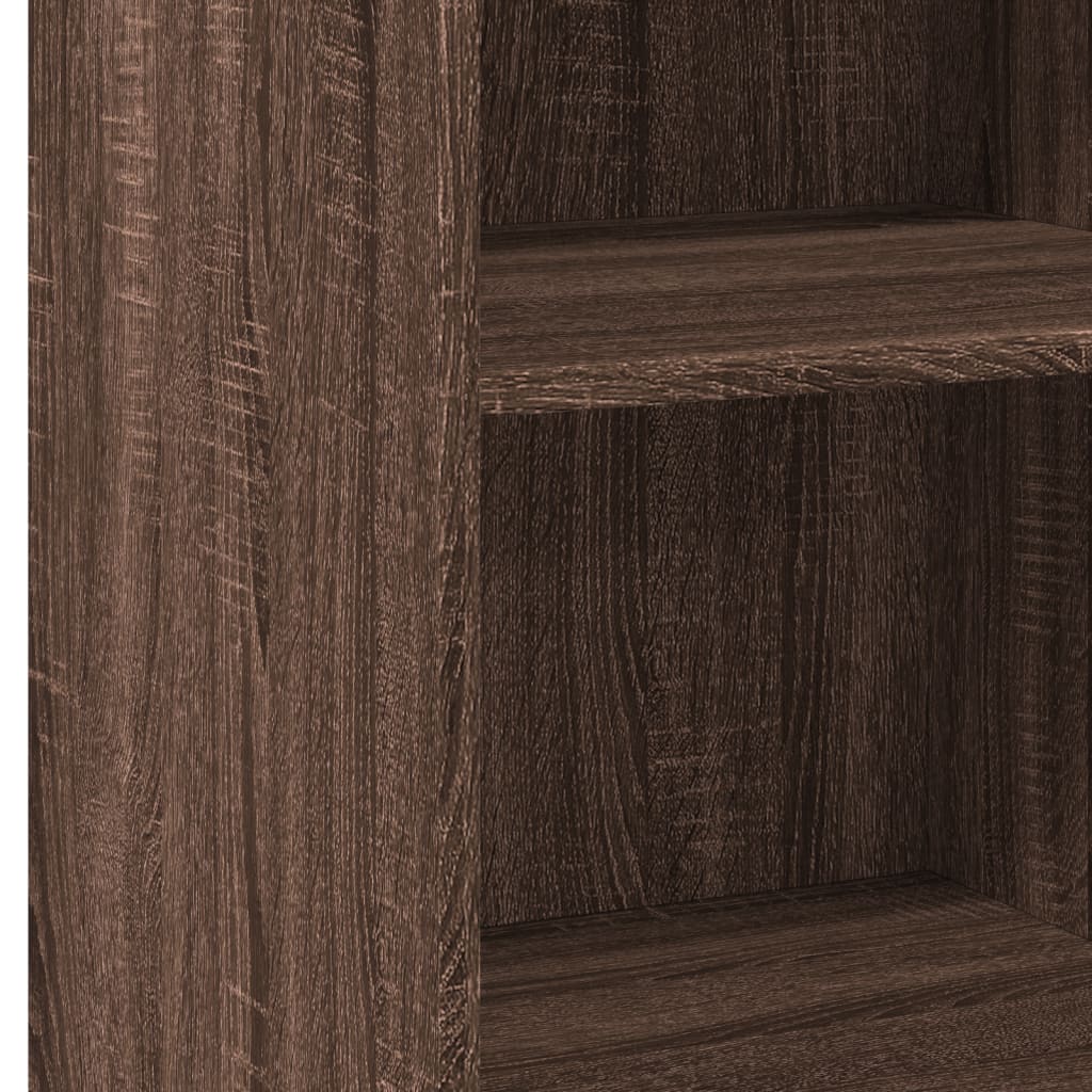 Buffet chêne marron 50x41x93 cm bois d'ingénierie - XIOS