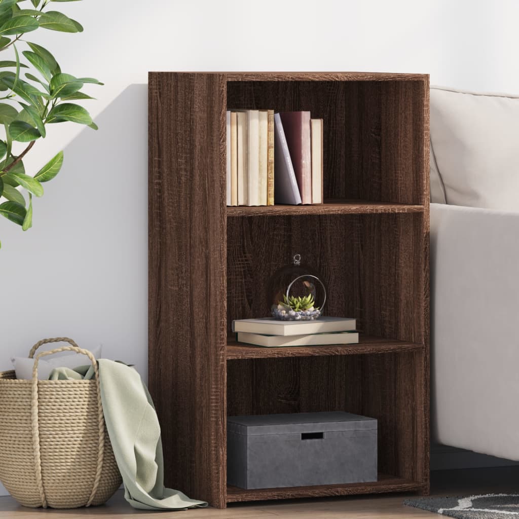 Buffet chêne marron 50x41x93 cm bois d'ingénierie - XIOS