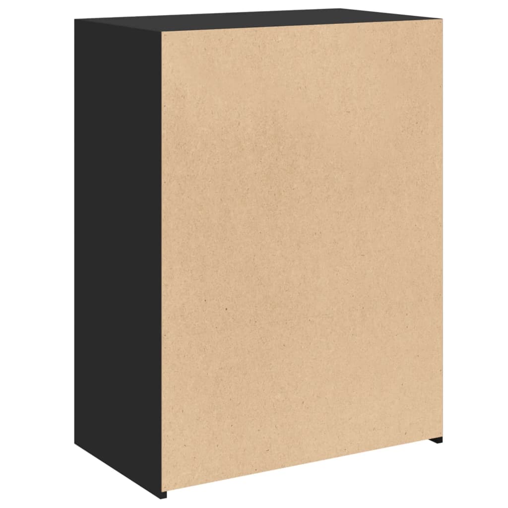 Buffet noir 70x41x93 cm bois d'ingénierie - XIOS