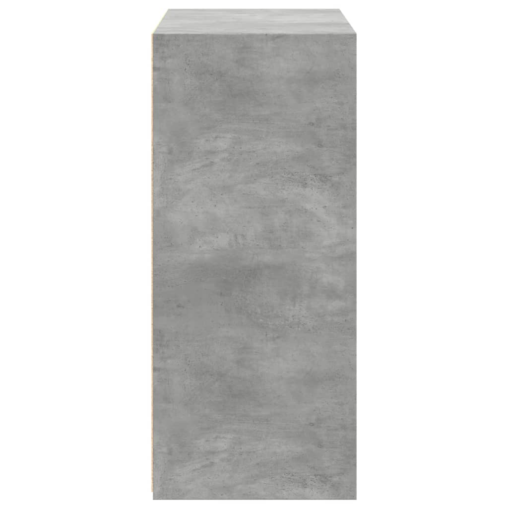 Buffet gris béton 70x41x93 cm bois d'ingénierie - XIOS