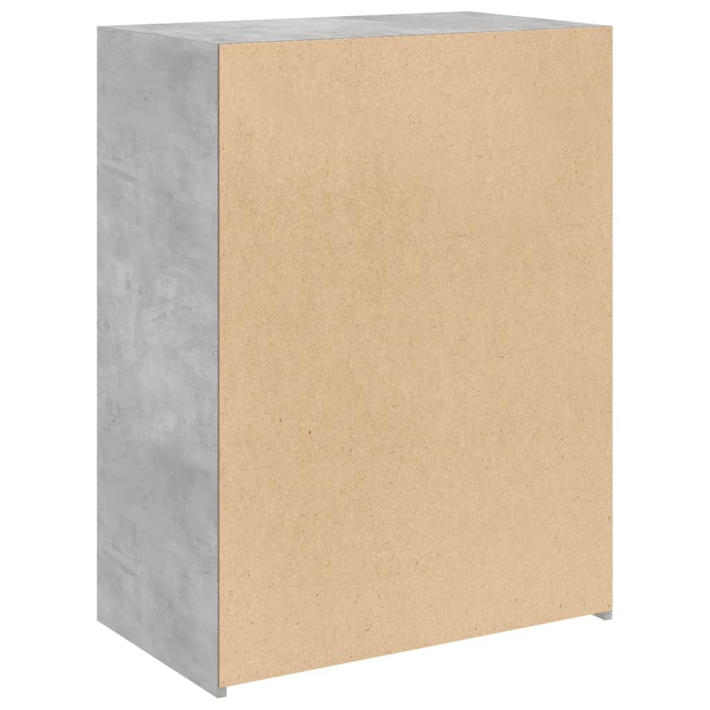 Buffet gris béton 70x41x93 cm bois d'ingénierie - XIOS