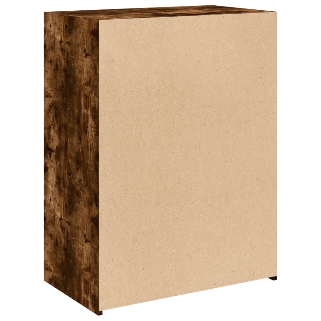 Buffet chêne fumé 70x41x93 cm bois d'ingénierie - XIOS