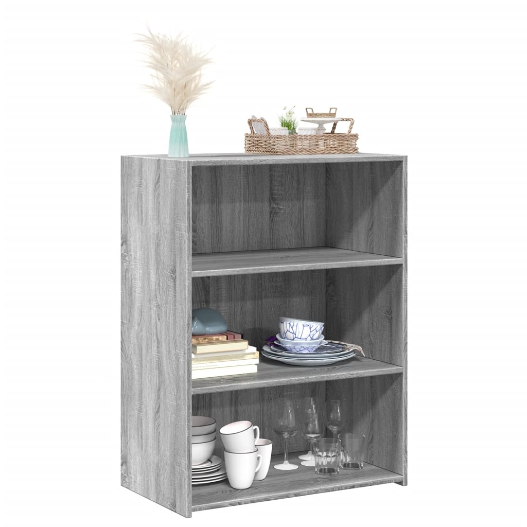 Buffet sonoma gris 70x41x93 cm bois d'ingénierie - XIOS