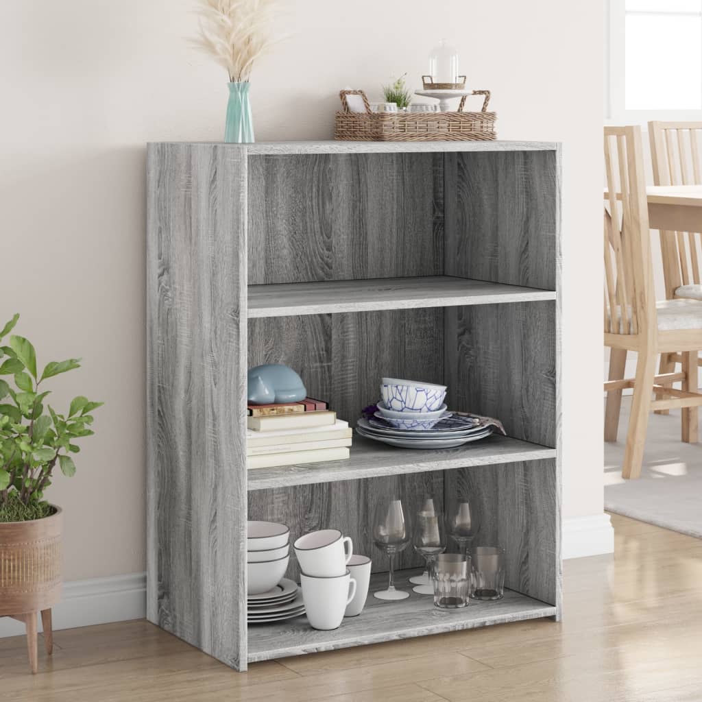 Buffet sonoma gris 70x41x93 cm bois d'ingénierie - XIOS