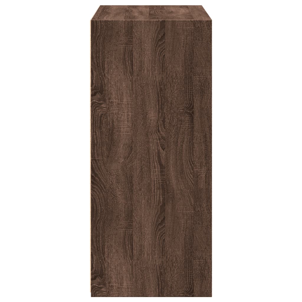 Buffet chêne marron 70x41x93 cm bois d'ingénierie - XIOS