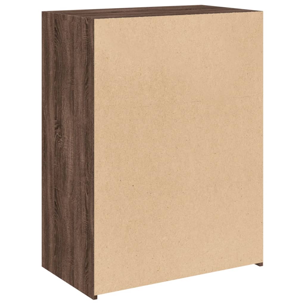 Buffet chêne marron 70x41x93 cm bois d'ingénierie - XIOS