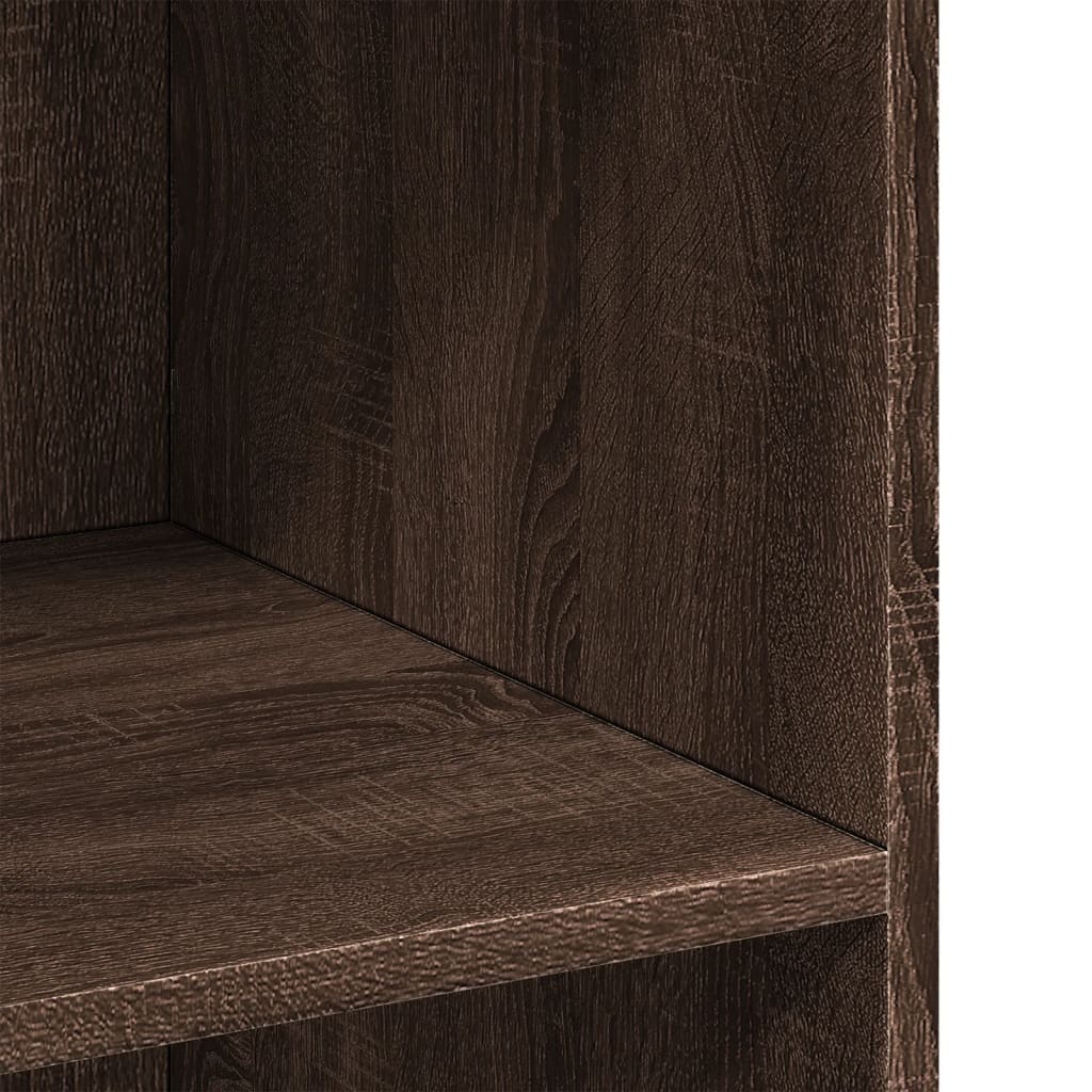 Buffet chêne marron 70x41x93 cm bois d'ingénierie - XIOS