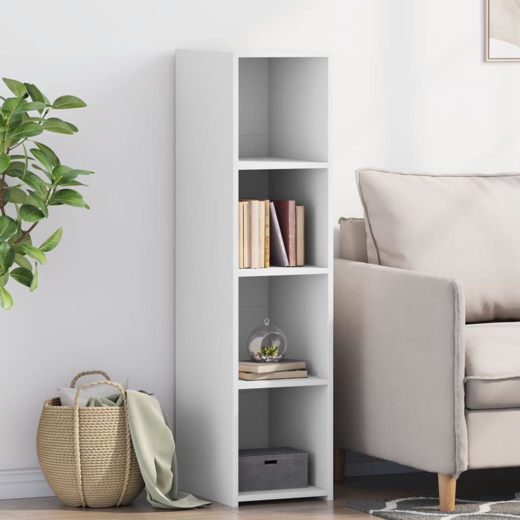 Buffet blanc 30x41x124 cm bois d'ingénierie - XIOS