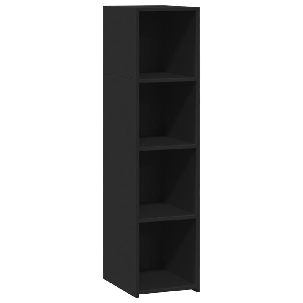 Buffet noir 30x41x124 cm bois d'ingénierie - XIOS