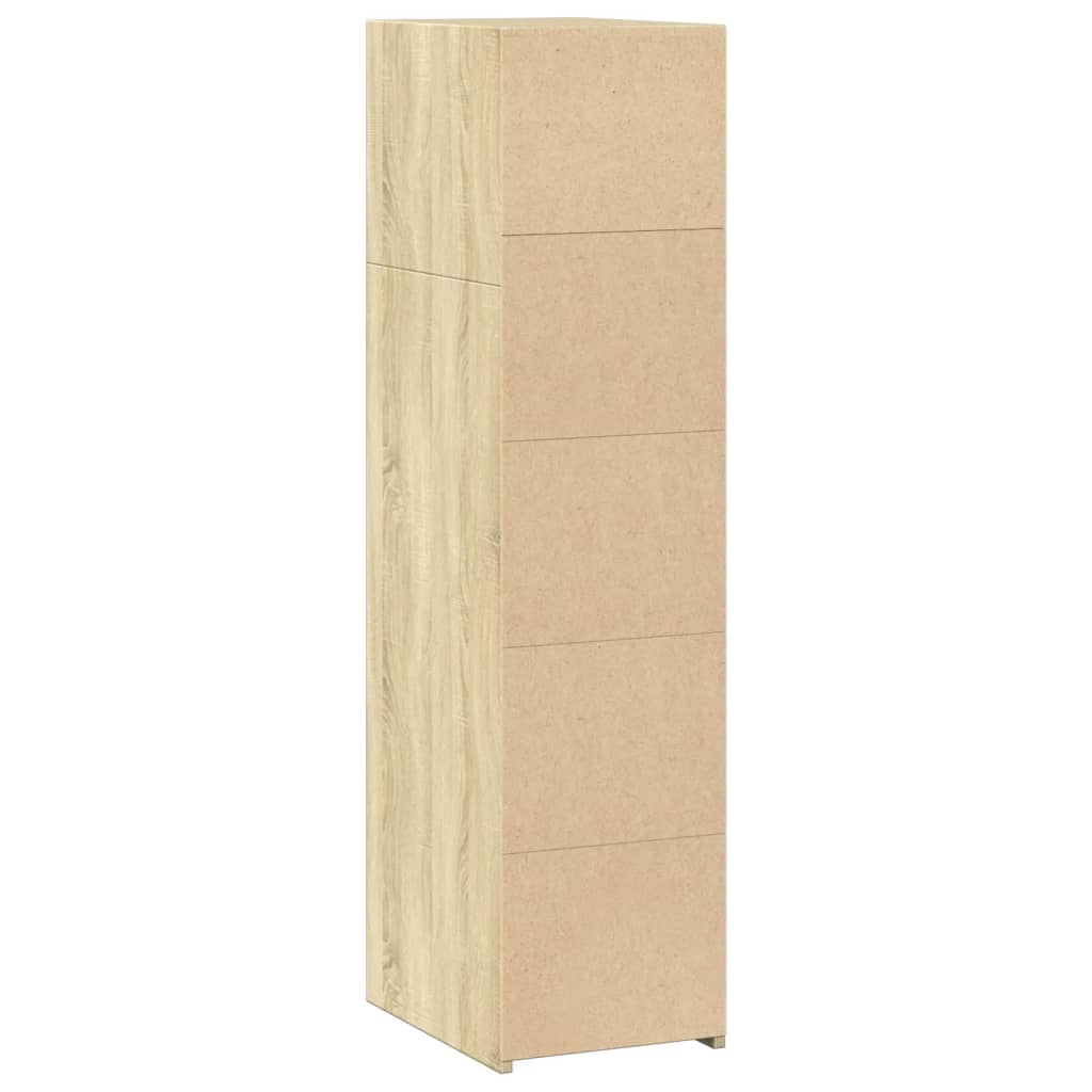 Buffet chêne sonoma 30x41x124 cm bois d'ingénierie - XIOS