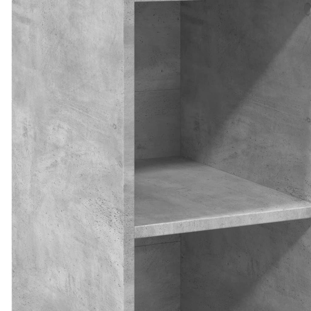 Buffet gris béton 30x41x124 cm bois d'ingénierie - XIOS
