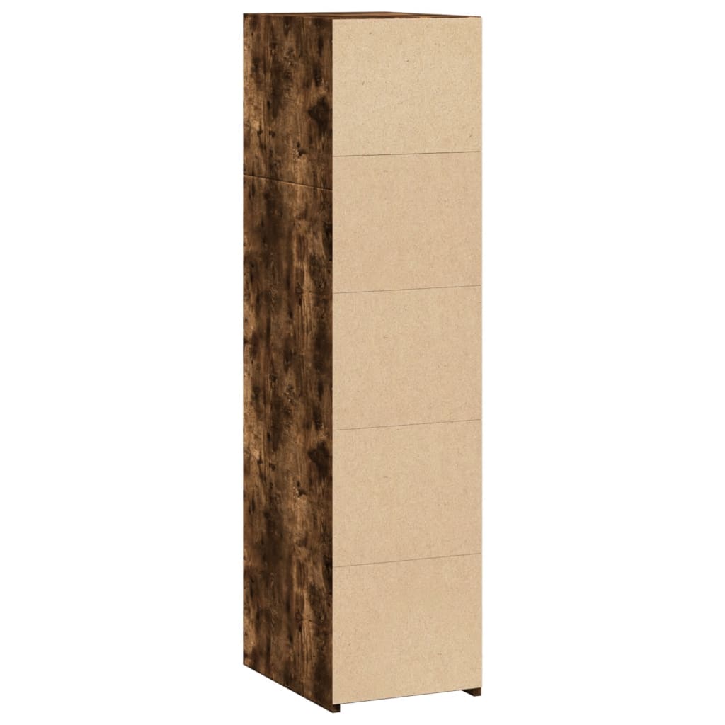 Buffet chêne fumé 30x41x124 cm bois d'ingénierie - XIOS