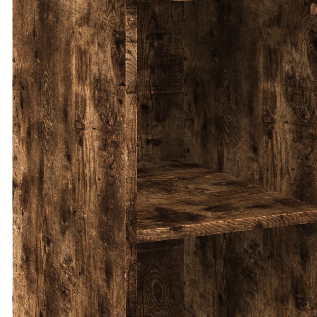 Buffet chêne fumé 30x41x124 cm bois d'ingénierie - XIOS