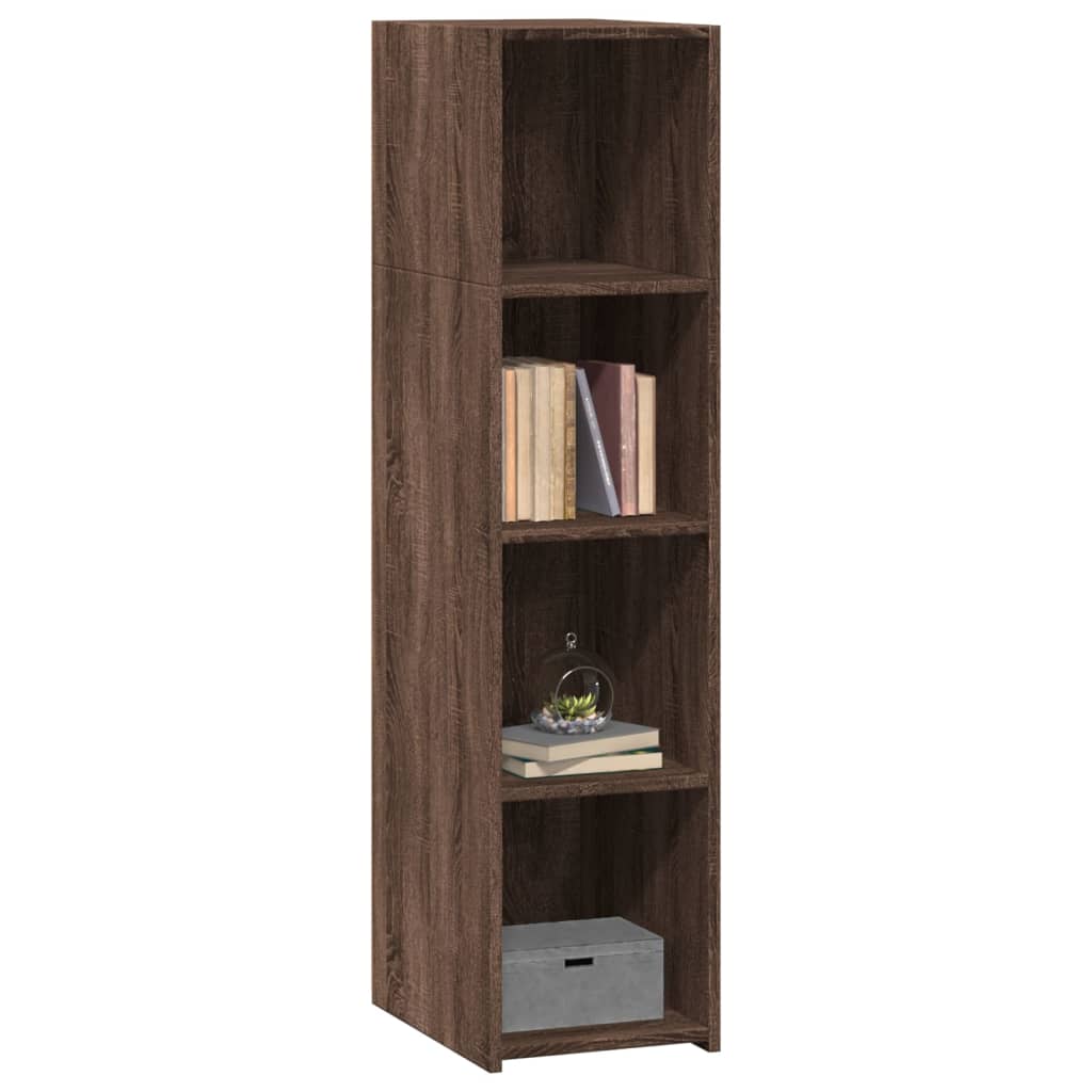 Buffet chêne marron 30x41x124 cm bois d'ingénierie - XIOS