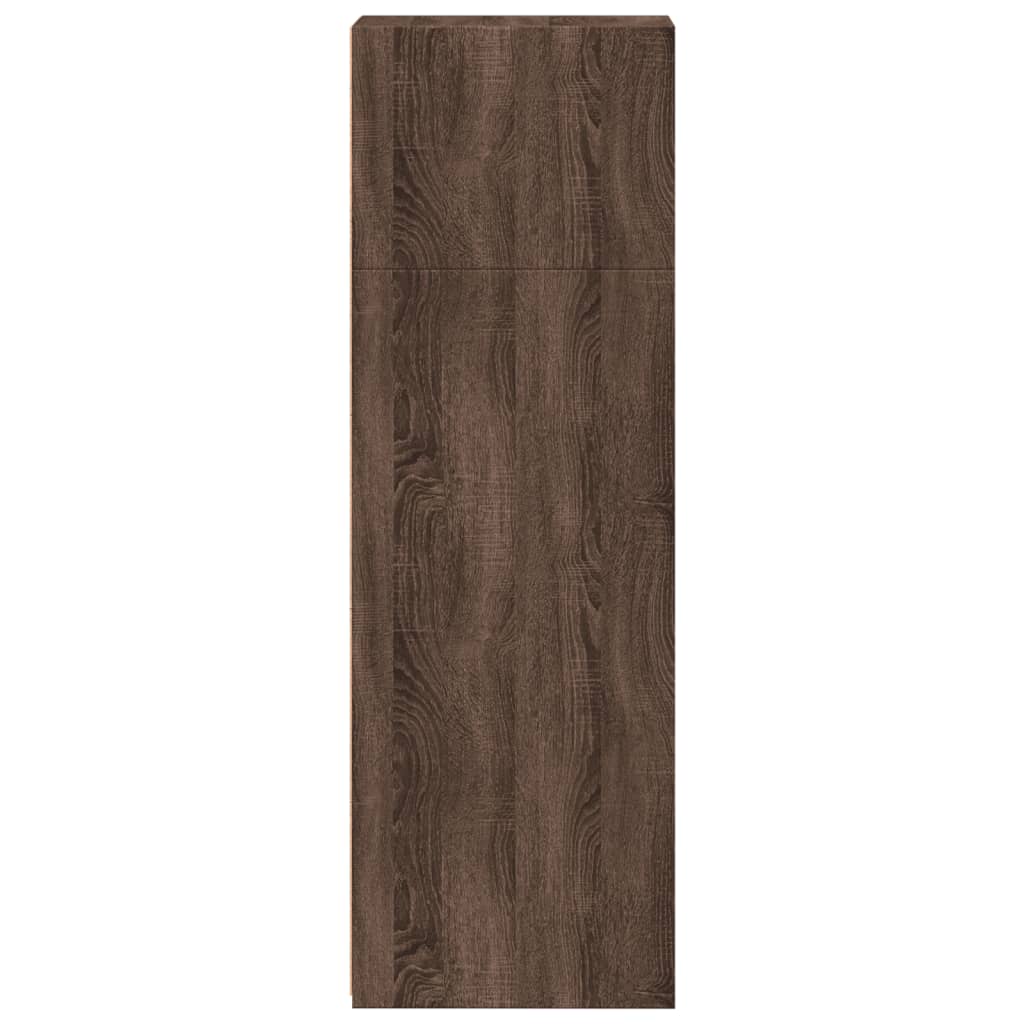 Buffet chêne marron 30x41x124 cm bois d'ingénierie - XIOS
