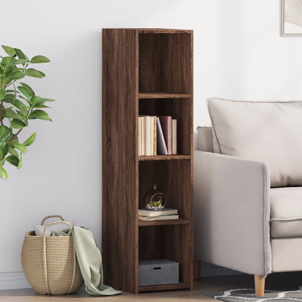 Buffet chêne marron 30x41x124 cm bois d'ingénierie - XIOS