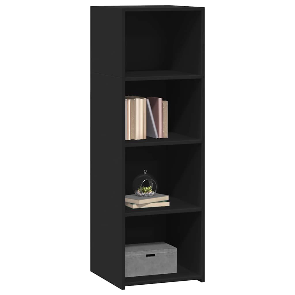 Buffet noir 40x41x124 cm bois d'ingénierie - XIOS
