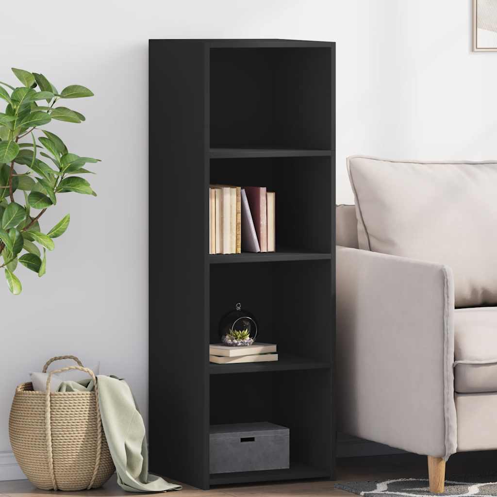 Buffet noir 40x41x124 cm bois d'ingénierie - XIOS