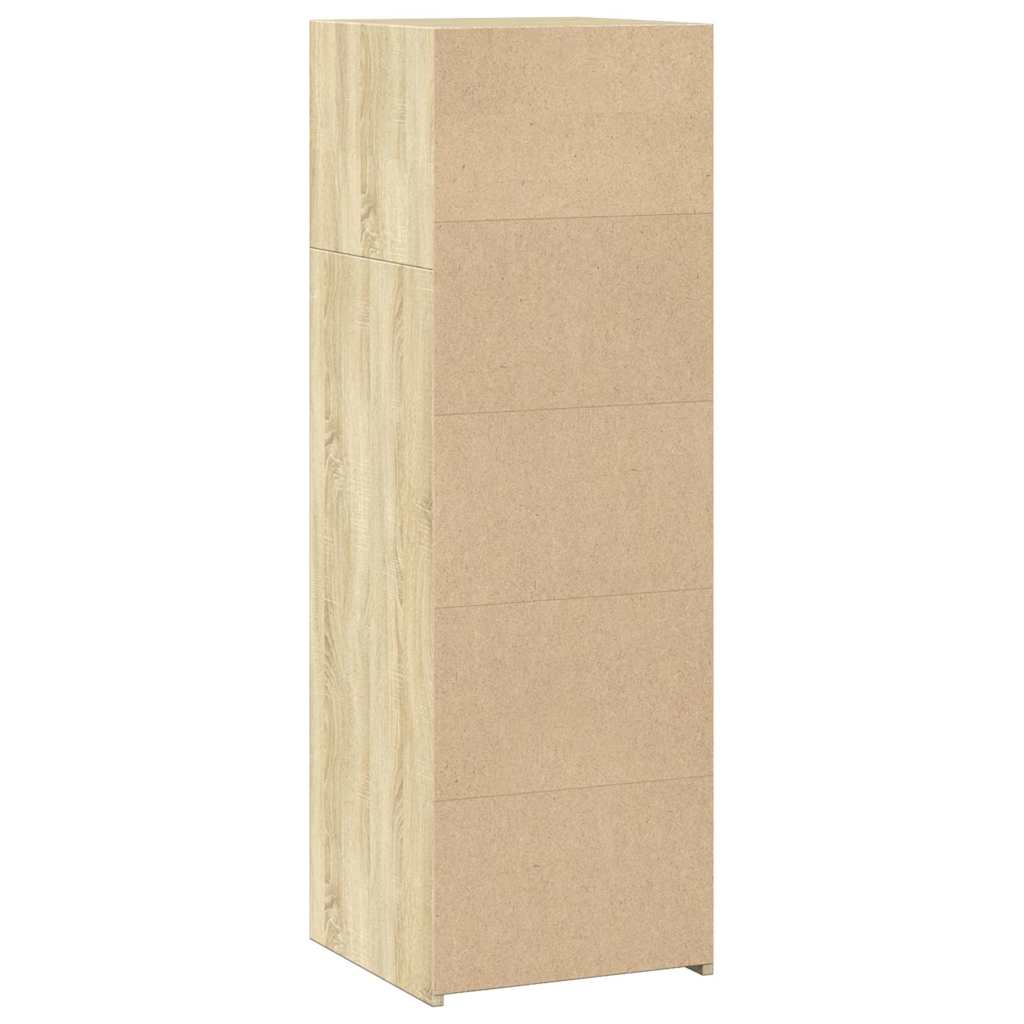 Buffet chêne sonoma 40x41x124 cm bois d'ingénierie - XIOS
