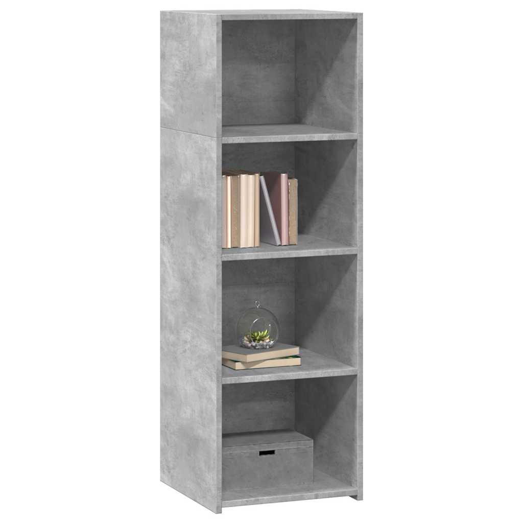 Buffet gris béton 40x41x124 cm bois d'ingénierie - XIOS