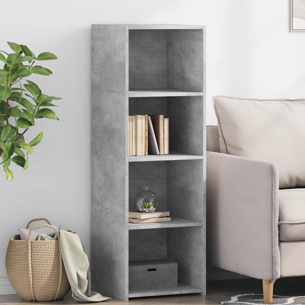 Buffet gris béton 40x41x124 cm bois d'ingénierie - XIOS